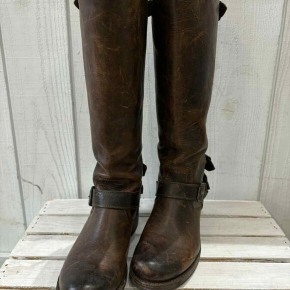 Frye Veronica Slouch Knee High Boots - Size 7 - Picture 3 of 11